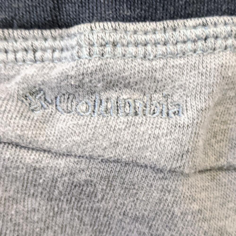Columbia Omni-Wick Drawstring Joggers Dark Gray/Navy Blue Waistband Sz Medium - Picture 5 of 7